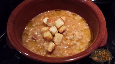 zuppa di farro e fagioli