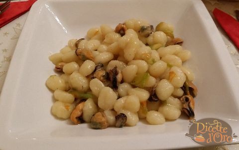 Gnocchi di Patate Fiori di Zucca e Cozze