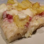 Pizza di Patate Pancetta e Provola