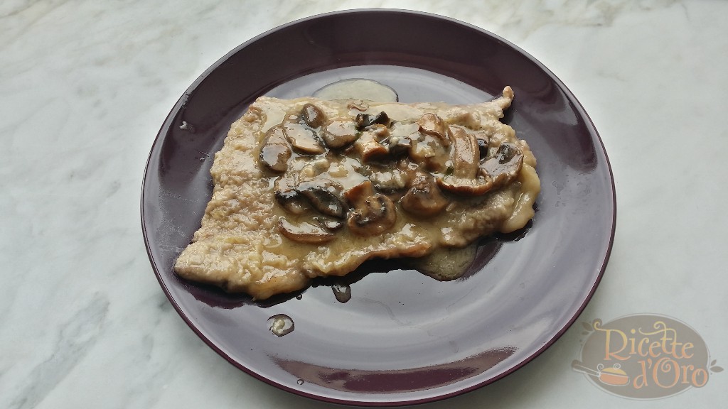 scaloppine ai funghi