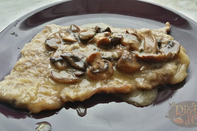 scaloppine ai funghi