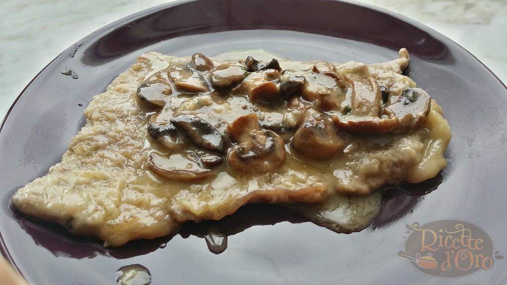 scaloppine ai funghi