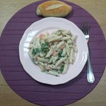 Pasta Salmone Rucola e Philadelphia