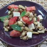 Insalata di Melanzane Feta e Pomodorini