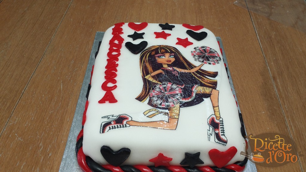 torta di compleanno monster high