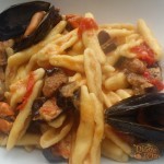 Pasta Cozze e Melanzane