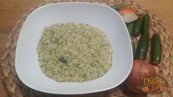 risotto con zucchine