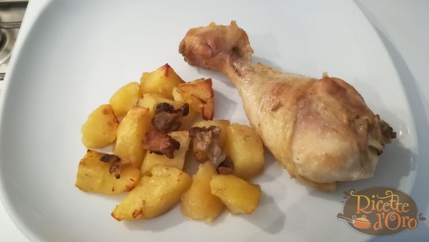 Pollo Patate e Funghi